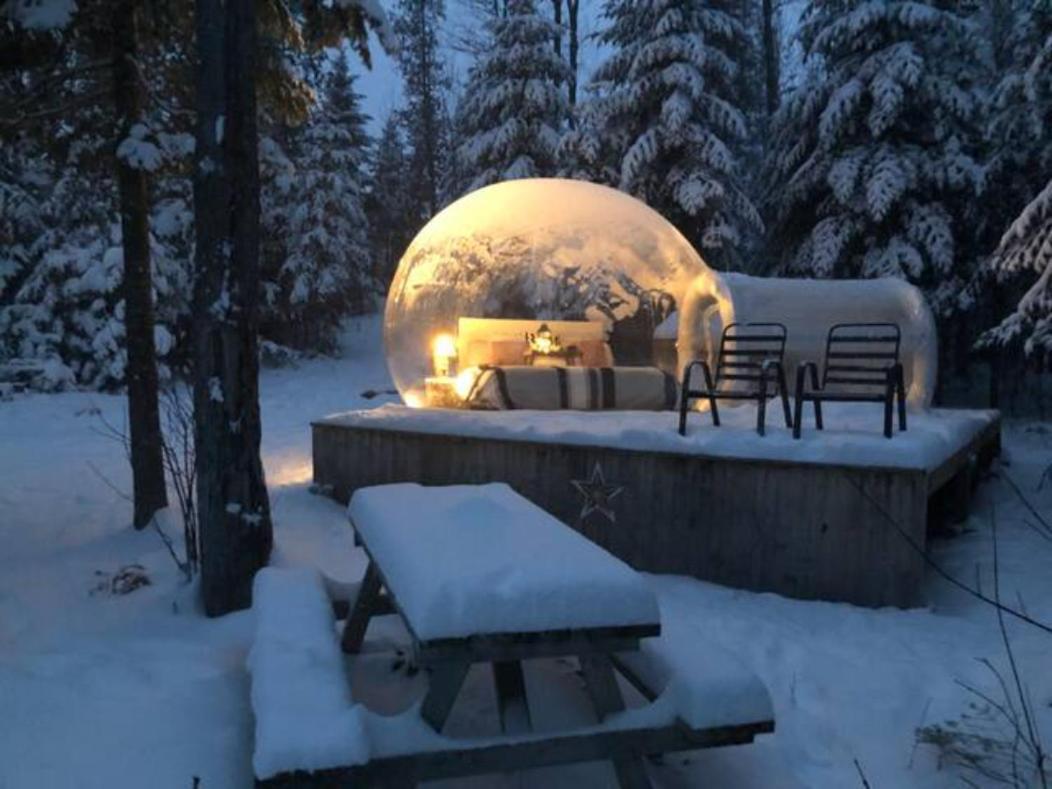 Tente Bulle Intime Sous Les Etoiles Esterel Exteriör bild